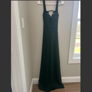 Windsor green, formal maxi dress, size small